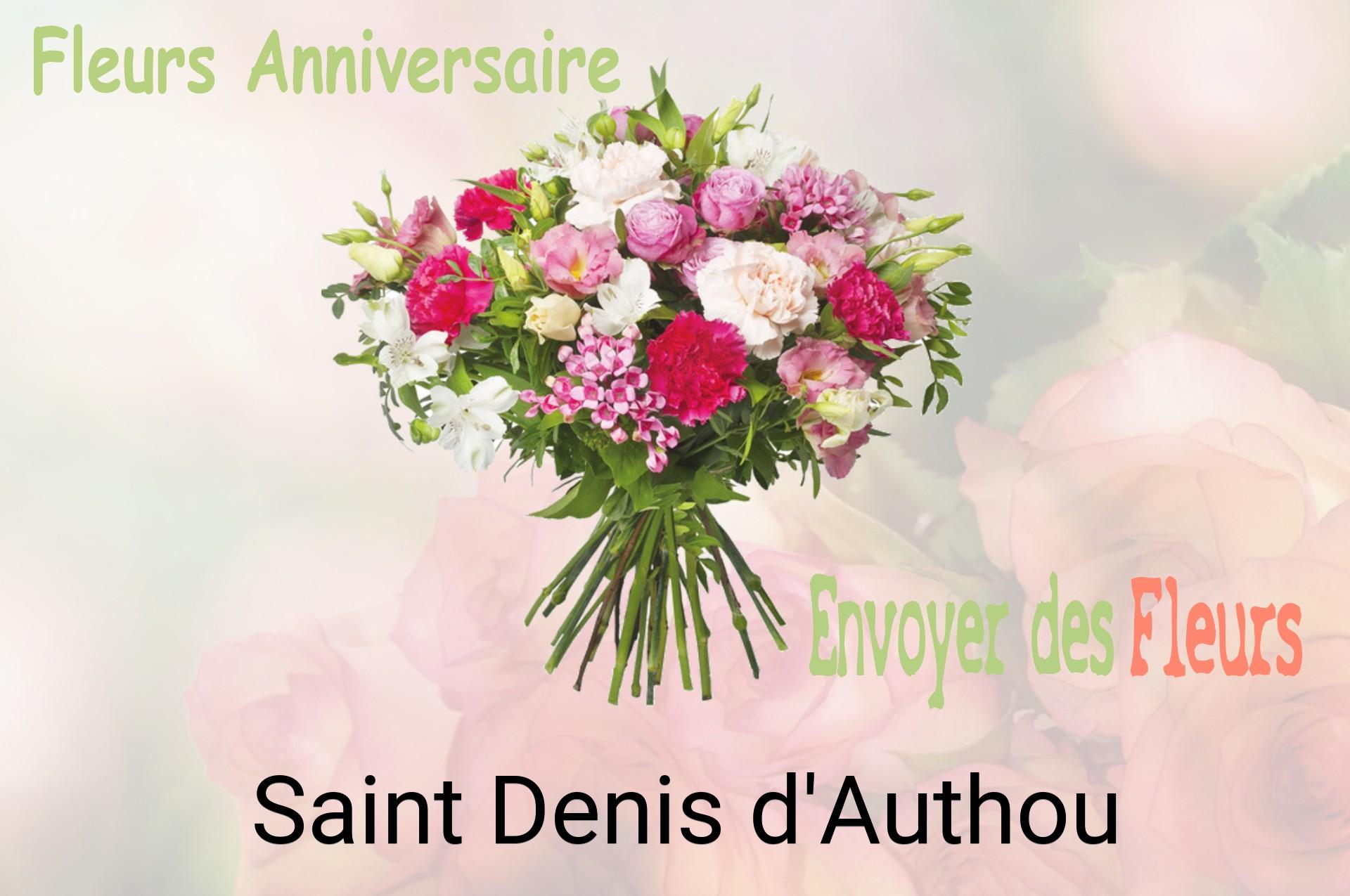 Bouquet de fleurs d’anniversaire livré à Saint-Denis-d'Authou